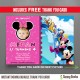 Minnie Mouse - Mickey Mouse Clubhouse 7x5 in. Birthday Party Invitation with Photo - Includes FREE editable Thank you Card